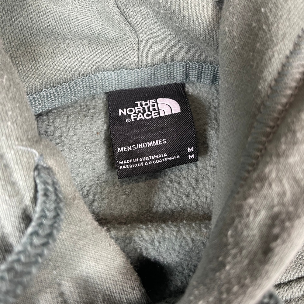 The North Face Graphic Pullover Hoodie Mens Lg Green Terry Grizzly Bear Mountain - Picture 11 of 16